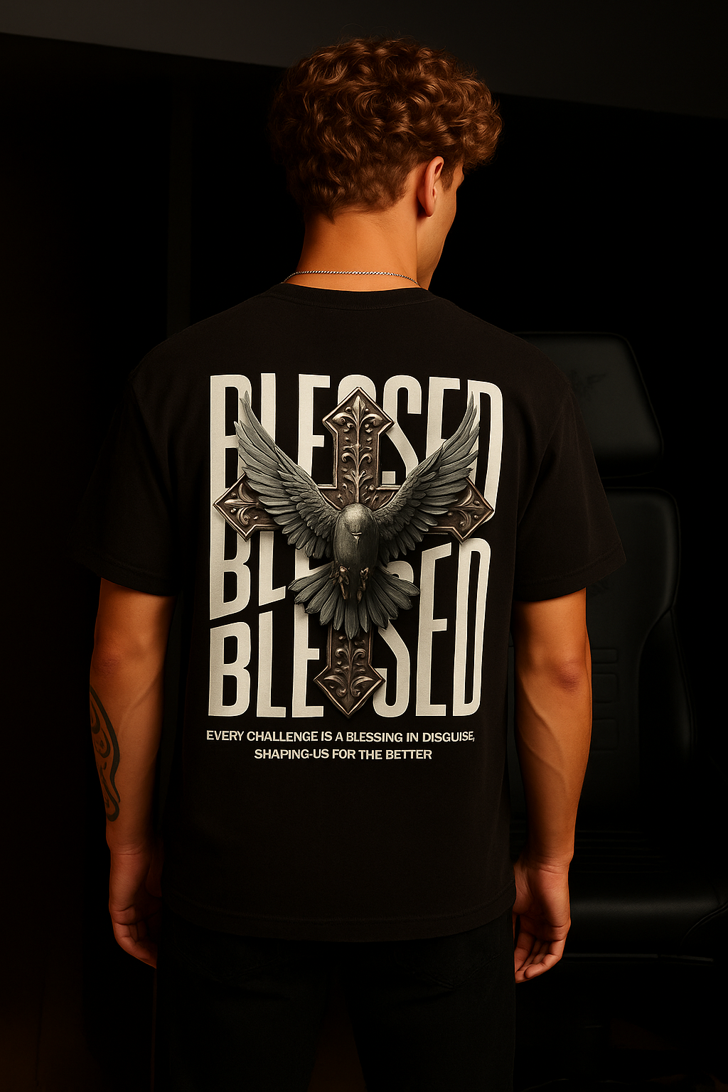 Blessed Oversized Graphic T-Shirt